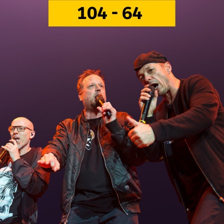 Foto der FantastischenVier mit Platz 104-64 der kultigsten Radio-Hitparade Deutschlands in der ARD Audiothek