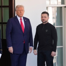 US-Präsident Donald Trump empfängt seinen ukrainischen Kollegen Wolodymyr Selenskyj im Weißen Haus