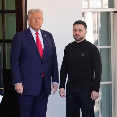 US-Präsident Donald Trump empfängt seinen ukrainischen Kollegen Wolodymyr Selenskyj im Weißen Haus