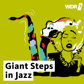 Illustration Jazz Podcast: Eine Sängerin und ein Saxophon.