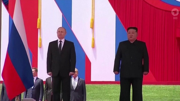 Tagesschau24 - Russlands Präsident Putin Zu Besuch In Nordkorea