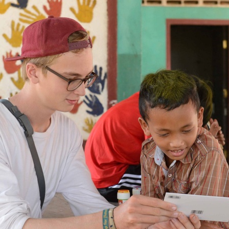 Paul Nachtwey engagiert sich im Verein Bee-Bob, de Waisenkindern im Norden Kambodschas ein neues Zuhause geben will.