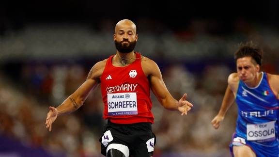 Sportschau Paralympics 2024 - Der Vorlauf Von Léon Schäfer über 100 M