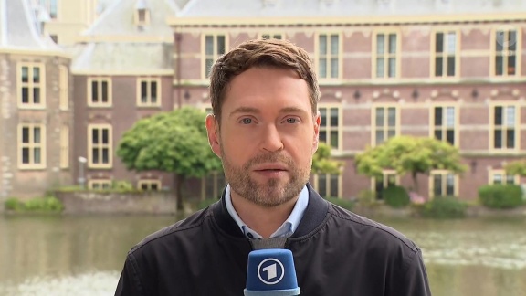 Tagesschau24 - Tobias Reckmann, Ard Brüssel, Zzt. Den Haag, Zur Vereidung Der Niederländischen Regierung