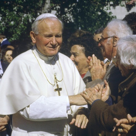 Karol Wojtyla als Papst Johannes Paul II.