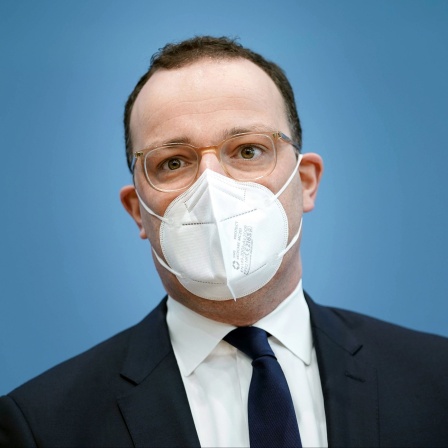 Jens Spahn (CDU) mit Maske