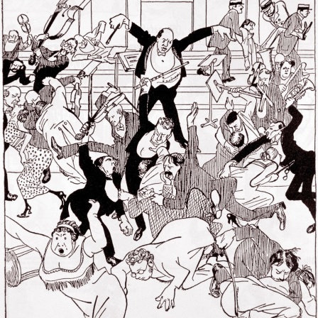  Wiener Schönberg-Konzert, zeitgenössische Karikatur