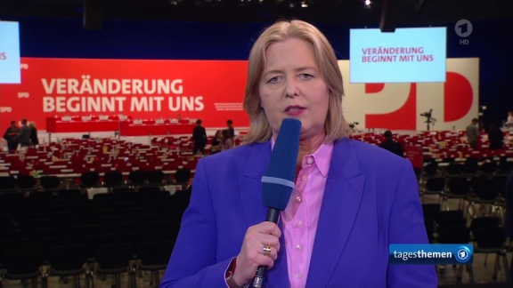 Tagesthemen - 'haben Noch Wunden Zu Verarbeiten', Bärbel Bas, Parteivorsitzende Spd, über Die Herausforderungen Für Ihre Partei