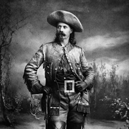 Der Abenteurer Buffalo Bill, eigentlich William F. Cody, auf einer zeitgenössischen Aufnahme (Archivbild)