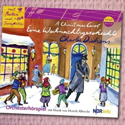 Cover der Kinder-Hörspiel-CD "A christmas carol", erschienen im Verlag Headroom 