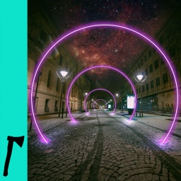 Eine Straße, die Zeitreisen in der Raumzeit ermöglicht.