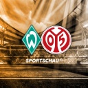 Logo Werder Bremen gegen 1. FSV Mainz 05