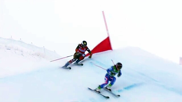 Ski Cross der Frauen und Männer in Val Thorens