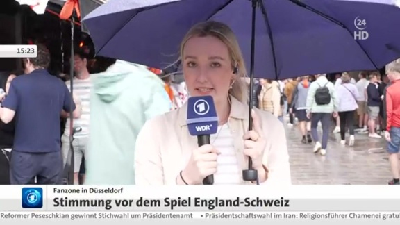 Sportschau Uefa Euro 2024 - Reporterin Lisa Tellers über Die Stimmung In Düsseldorf