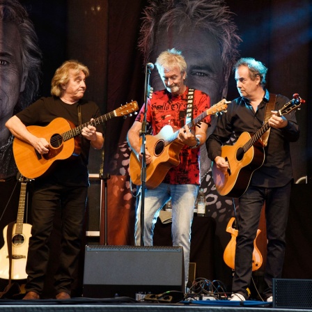Peter Howarth, Pete Lincoln und Mick Wilson von Frontm3n