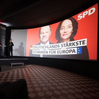 Präsentation der Europawahl-Kampagne der SPD