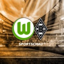 Logo VfL Wolfsburg gegen Bor. Mönchengladbach