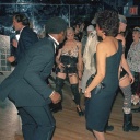 Eröffnungsabend des Palladium Disco Clubs in New York, im Jahre 1985.