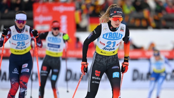 Sportschau Wintersport - Nordische Kombination Der Frauen In Seefeld - Der Langlauf