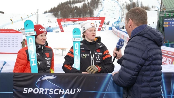 Sportschau Wintersport - Slalom Der Frauen In Sestiere - Die Stimmen Nach Dem 2. Lauf