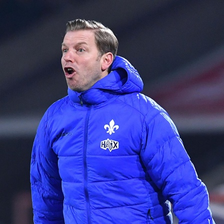 Florian Kohfeldt am Spielfeldrand