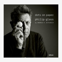 Buchcover: dots on paper. Über Philip Glass