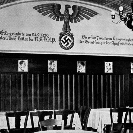 Festsaal Hofbräuhaus in München um 1920