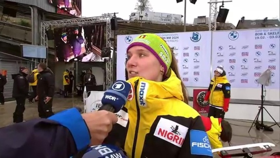 Sportschau Wintersport - Der Zweite Lauf Der Monobob-konkurrenz Bei Der Bob-wm In Altenberg - Die Stimmen