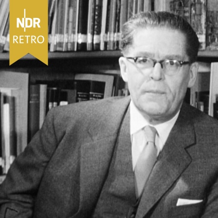 Hamburgs Schulsenator Heinrich Landahl (SPD), April 1961.