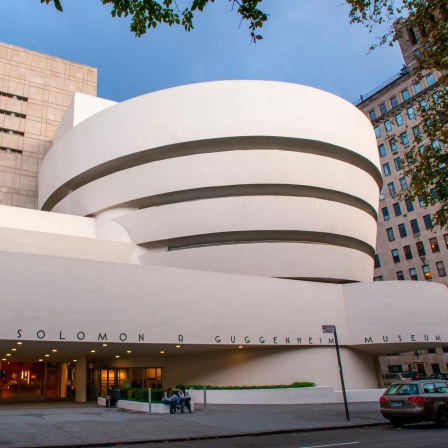Das Solomon R. Guggenheim Museum auf der New Yorker 5th Avenue in Manhattan.