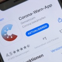Corona Warn App mit Aktualisierungsanzeige