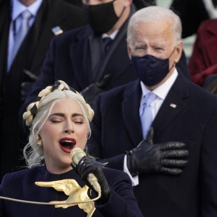 Lady Gaga bei der Amtseinführung von US-Präsident Joe Biden