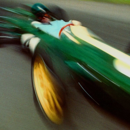 Horst H. Baumann: Jim Clark auf Lotus, Großer Preis von England, Silverstone 1963