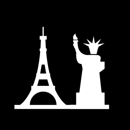 Transatlantische Freundschaft: Eifelturm und Statue of Liberty (Symbolbild) | Bild: colourbox.com/BR