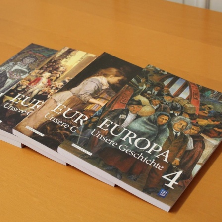 Auf vier Bände ist das deutsch-polnische Geschichtslehrbuch "Europa - unsere Geschichte" angelegt.
