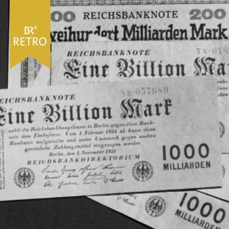 Reichsbanknote eine Billion Mark | Bild: BR Archiv