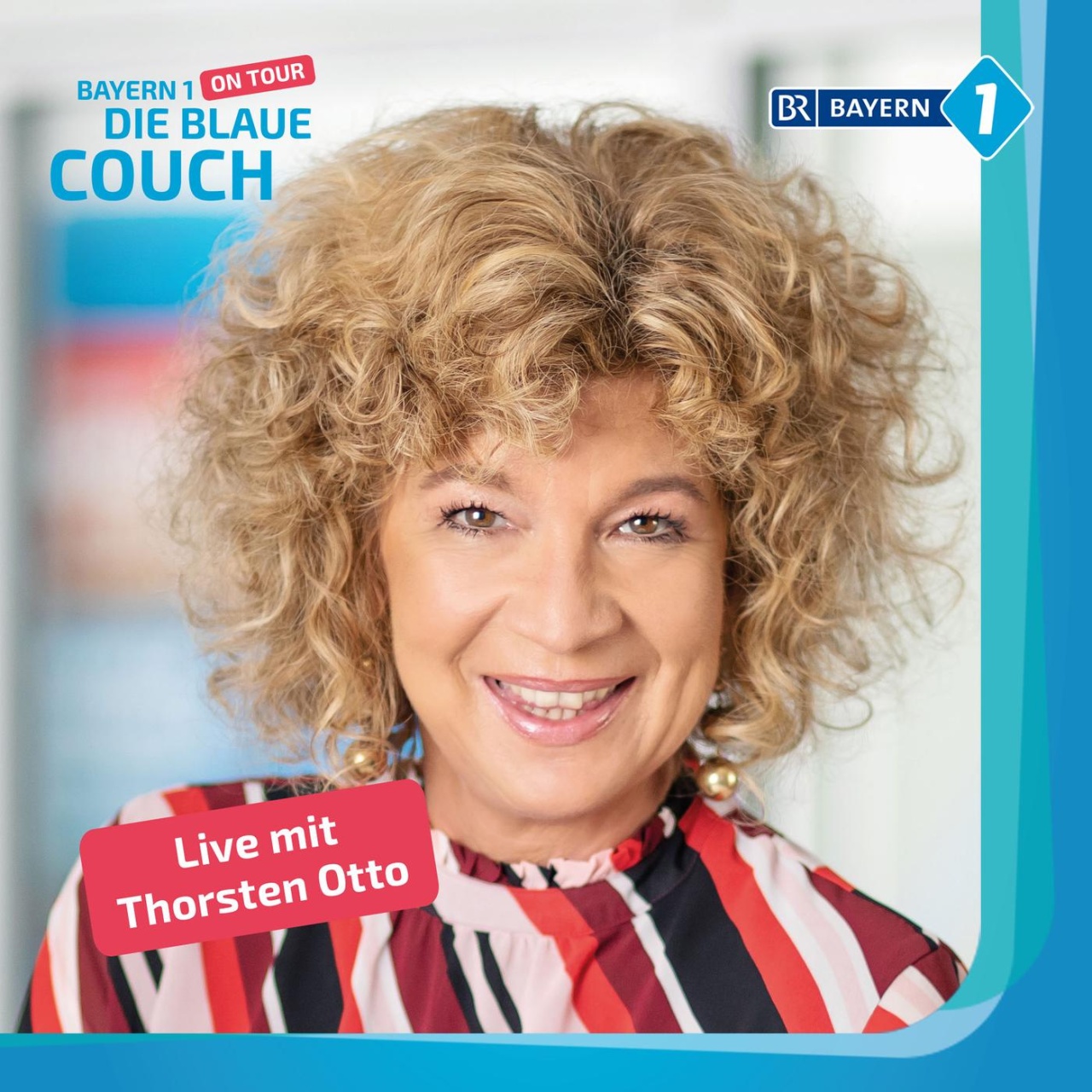 Blaue Couch · Susanne Rohrer, BAYERN 1 Moderatorin, 