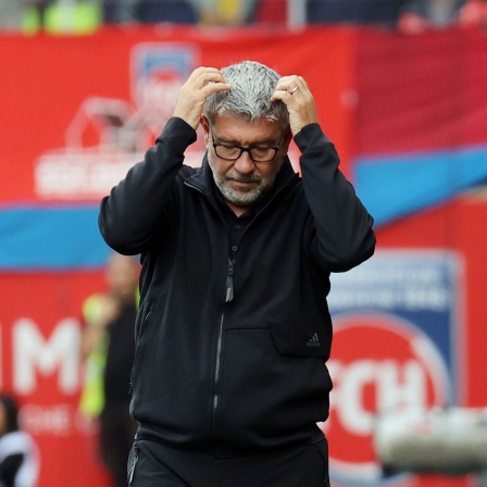 Trainer Urs Fischer muss sich beim 1. FC Union zum ersten Mal als Krisenmanager bewähren. 