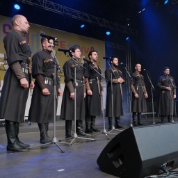 Ensemble Shavnabada aus Tbilisi beim Rudolstadt-Festival 2024