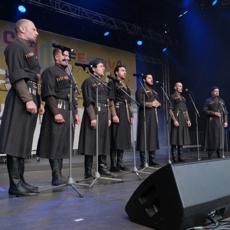 Ensemble Shavnabada aus Tbilisi beim Rudolstadt-Festival 2024