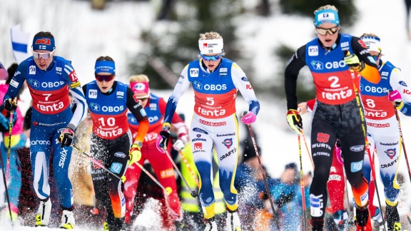 Sportschau Wintersport - Langlauf In Oslo - Der 50 Kilometer Massenstart Der Frauen Im Re-live