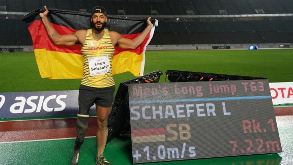 Sportschau - Para-weitspringer Leon Schäfer Springt In Kobe Zu Gold