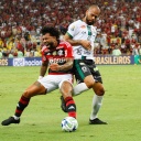 Szene aus dem Spiel Flamengo Rio de Janeiro gegen Maringa