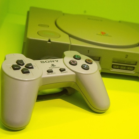 Die Videospielkonsole Playstation 1