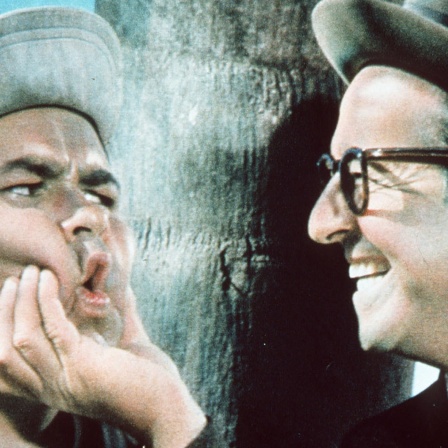 Filmszene aus "Eine total, total verrückte Welt"