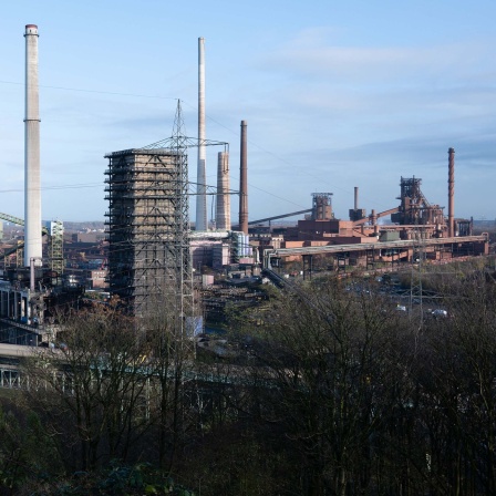 Symbolbild: Stahlindustrie in Duisburg (2024).