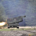 MARS-Raketenwerfer der Bundeswehr im scharfen Schuss 