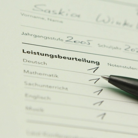 Ein Zeugnis voller Einsen