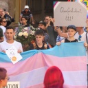 Demonstration gegen Queerfreindlichkeit nach dem gewaltsamen Tod des Transmenschen Malte in Münster (06.09.2022)