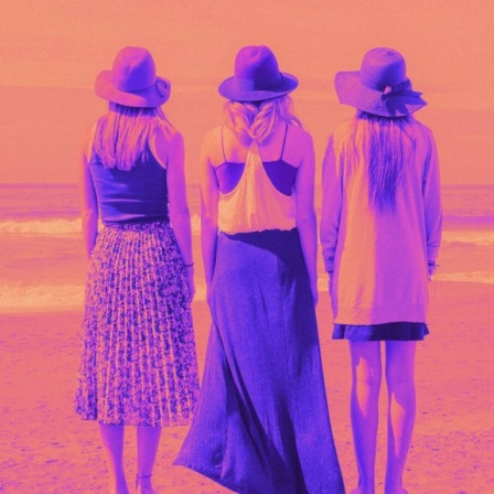 Ein Foto von drei Frauen